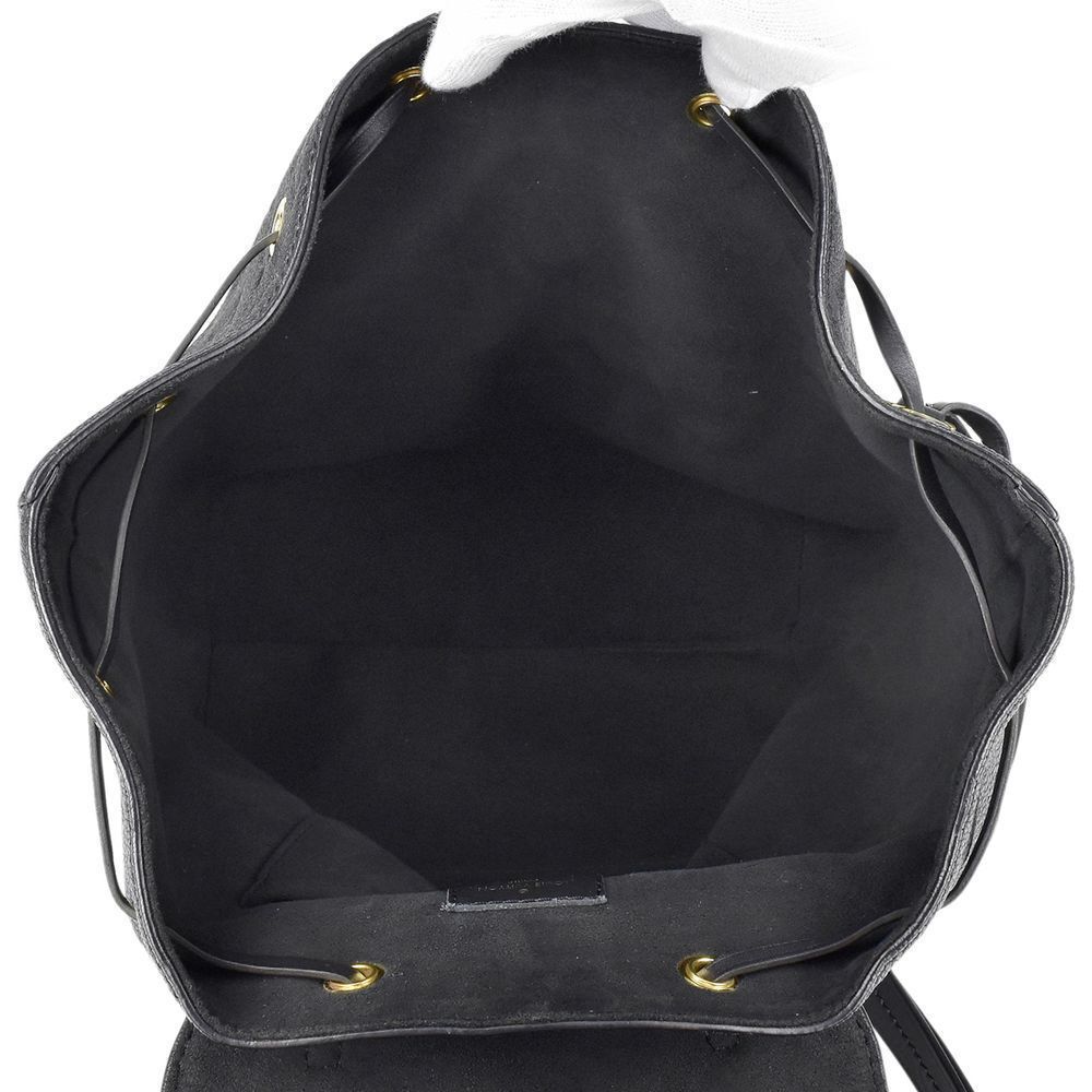 Louis Vuitton Montsouris PM Daypack Backpack Rucksack Monogram Black - Picture 6 of 7